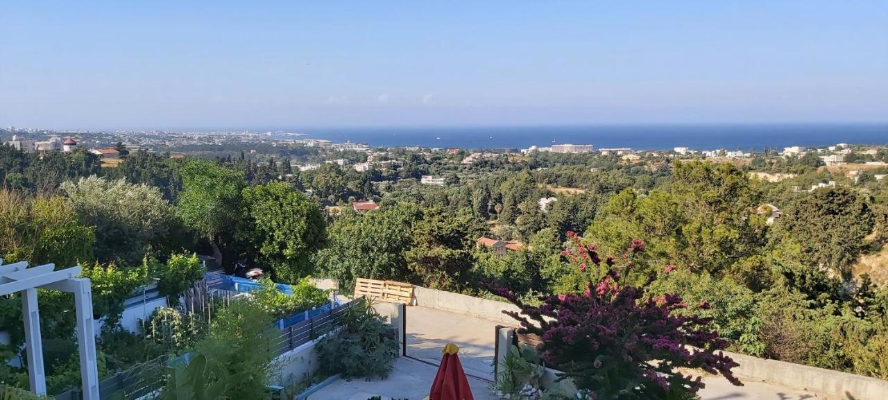 Adromeda Aegean Sea View Villa Koskinou  Exterior photo
